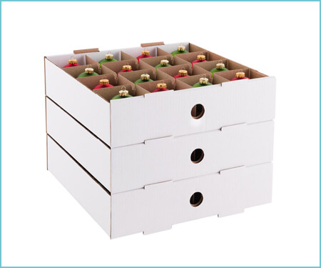 christmas ornament storage box